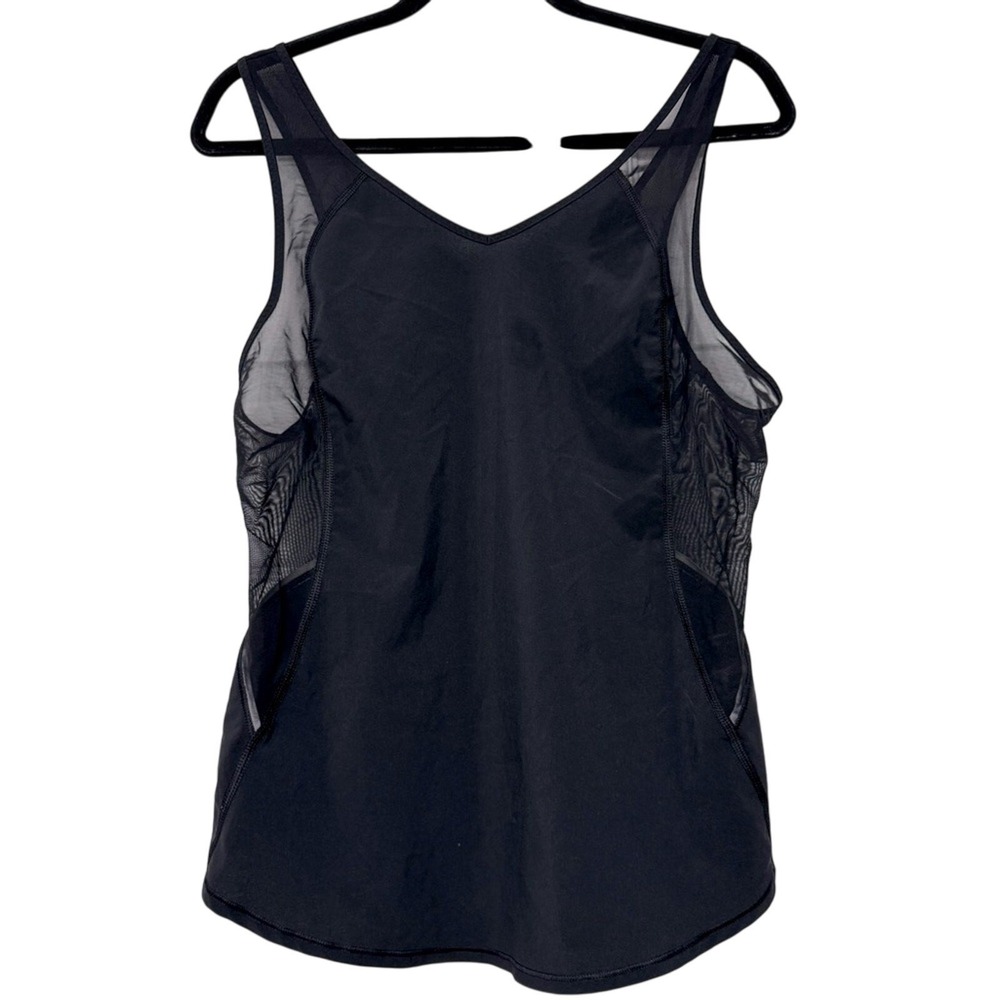 Lululemon Run With The Sun Woven Swift Ultra Black Athletic Tank‎ Top Women's 8